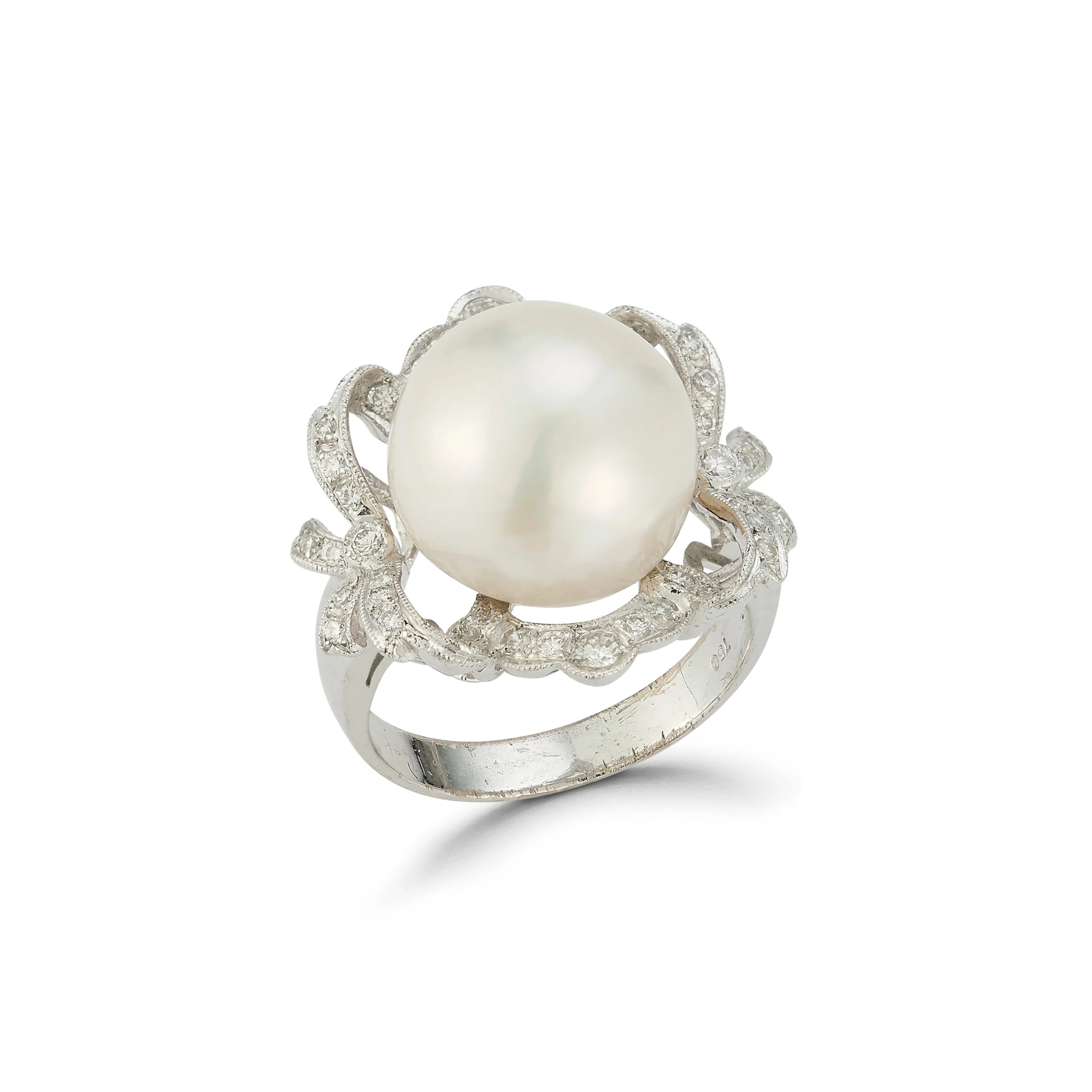 Pearl & Diamond Ring
