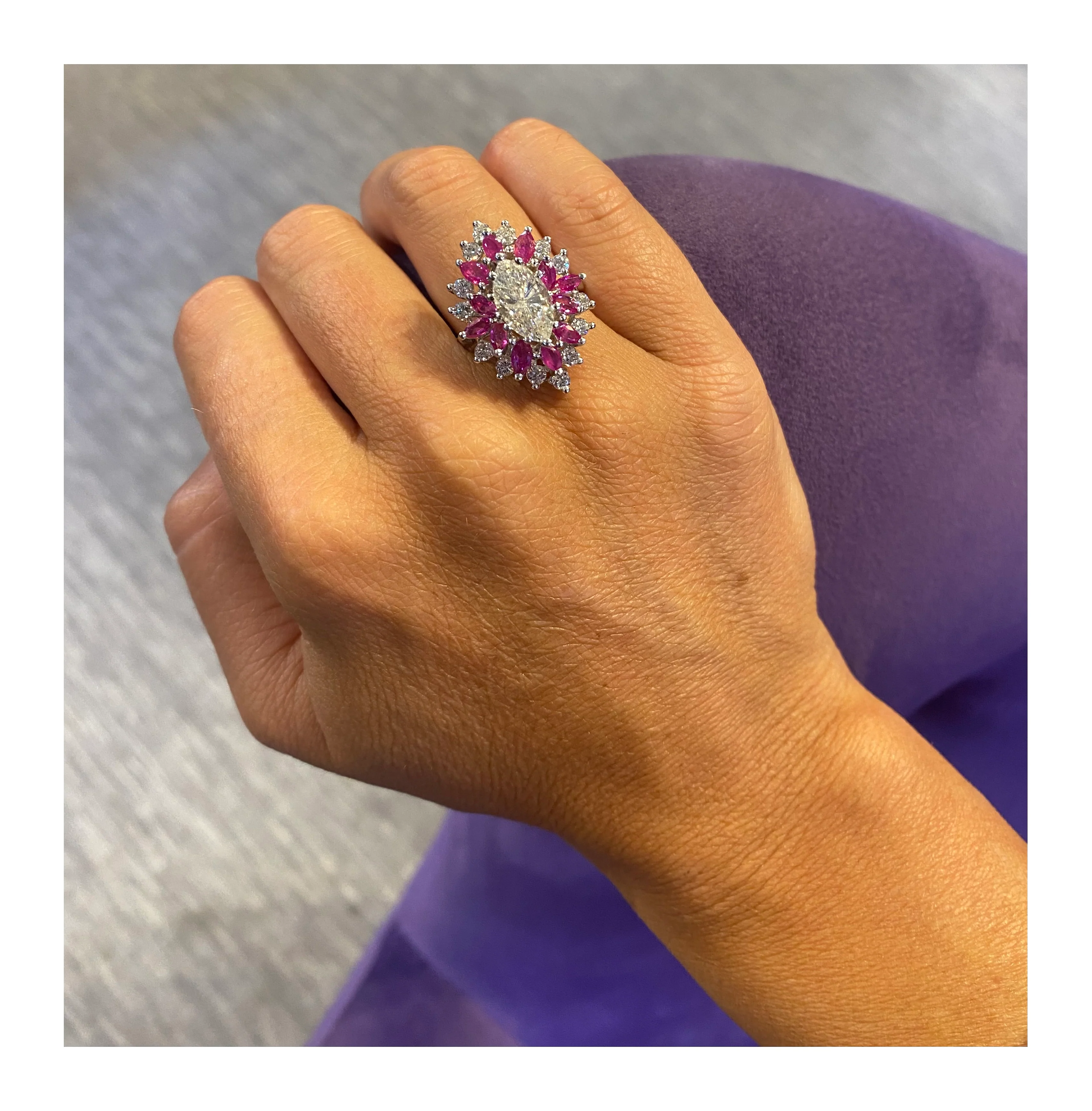 Ruby & Diamond Ring - Image 2