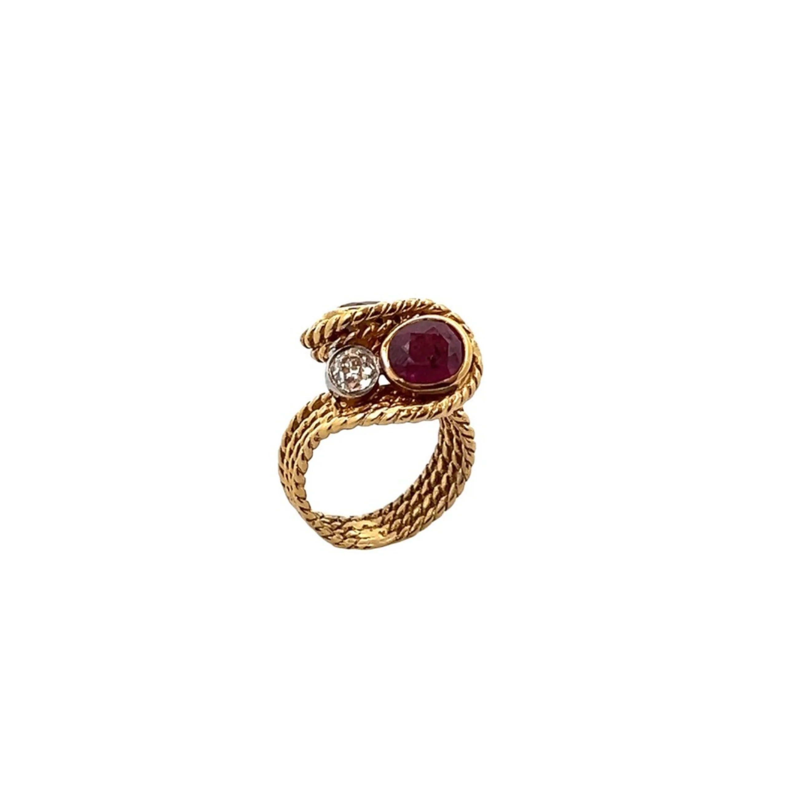 Ruby You and Me Ring - Image 5