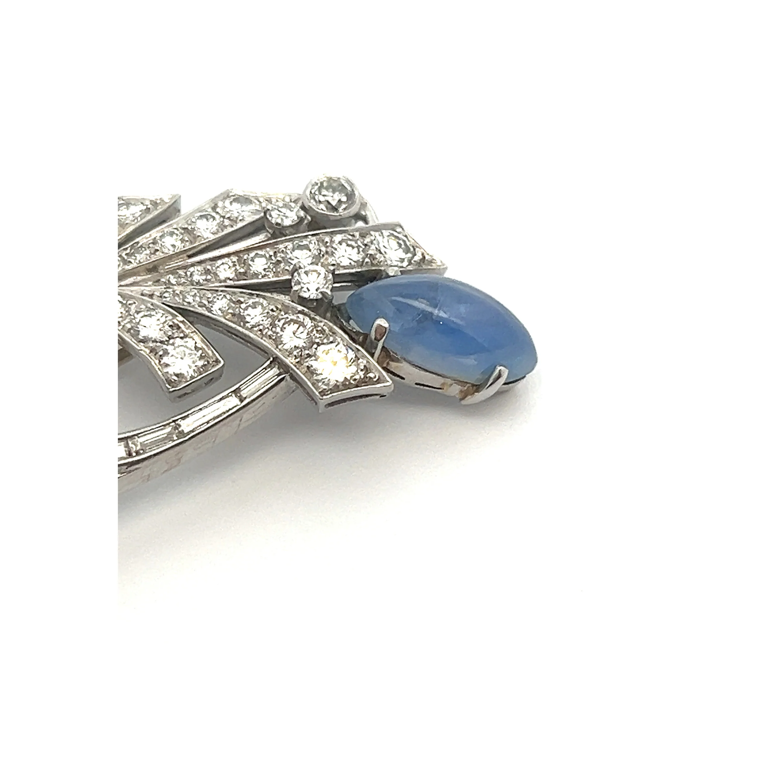 Sapphire and Jade Brooch - Image 5