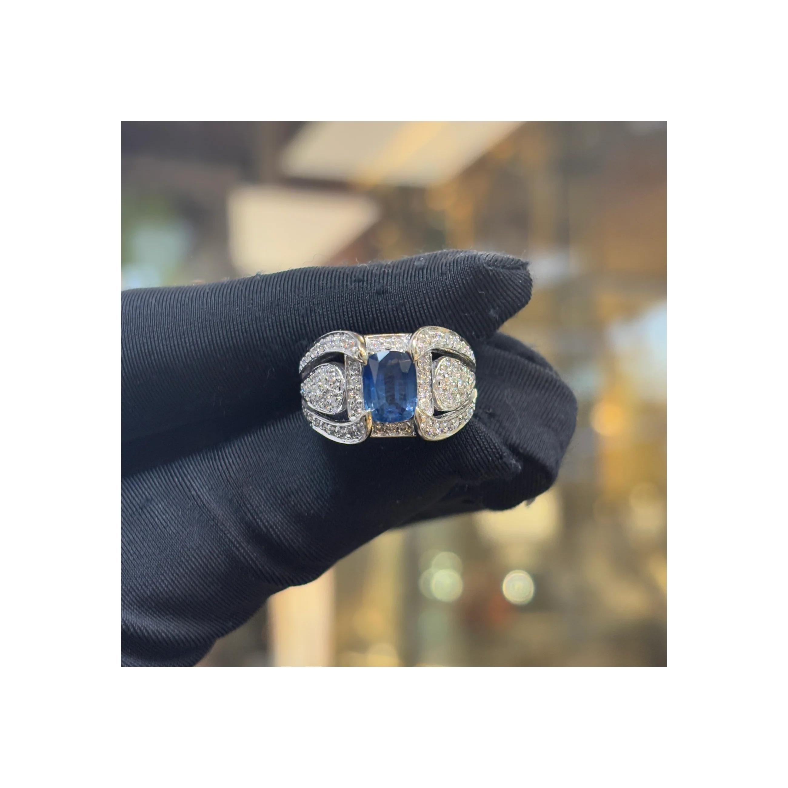Sapphire Cocktail Ring - Image 3