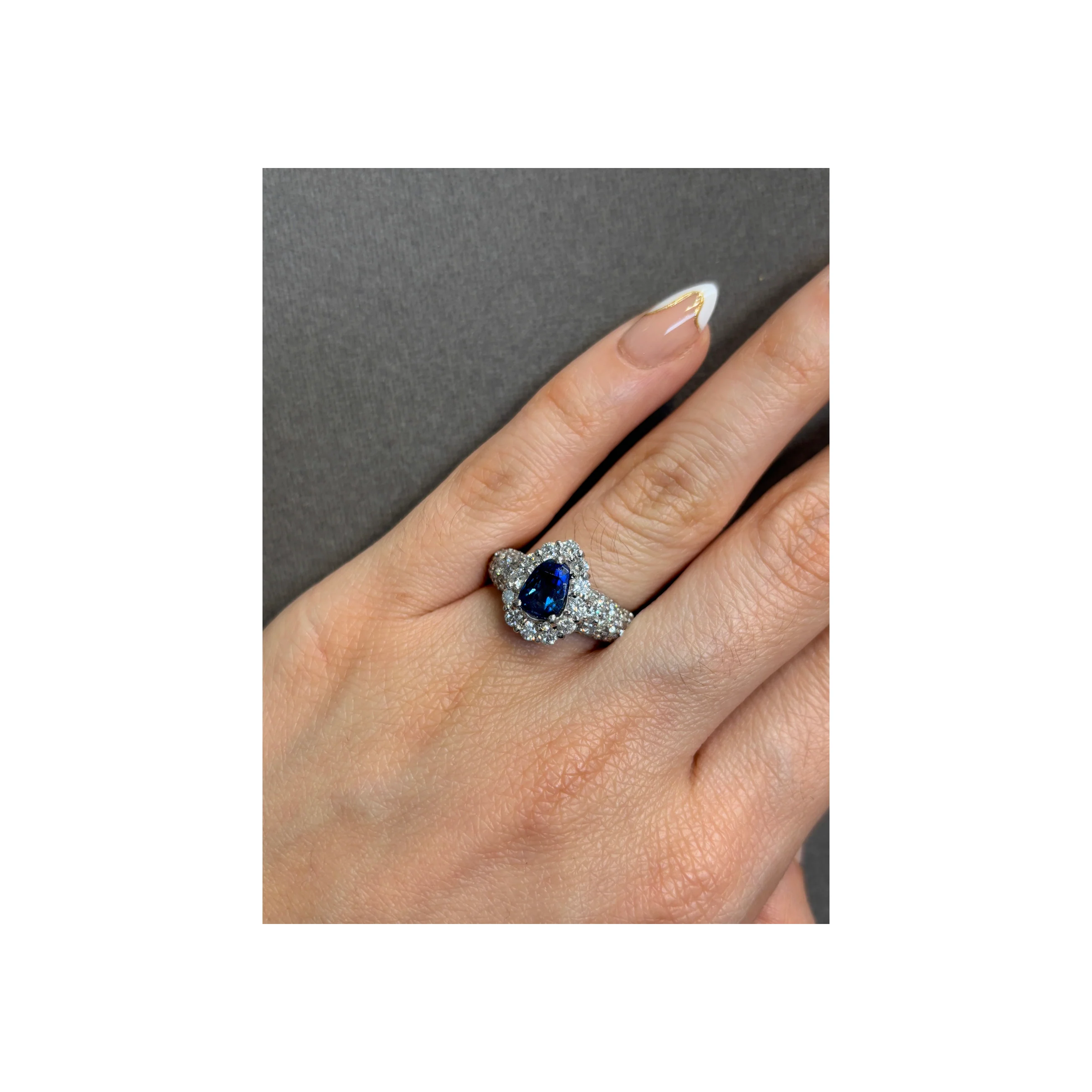 Sapphire Cocktail Ring - Image 2