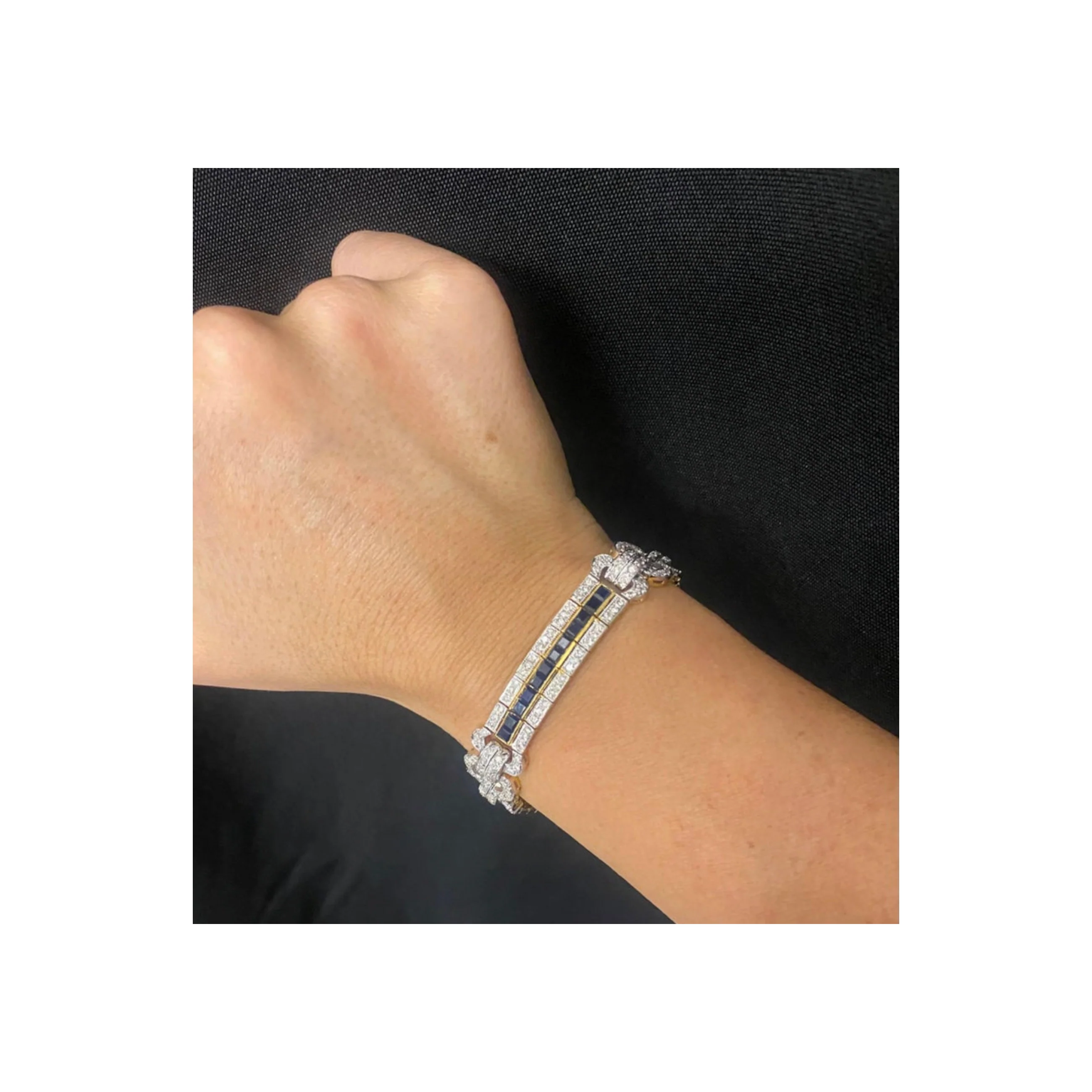 Sapphire & Diamond Bracelet - Image 2
