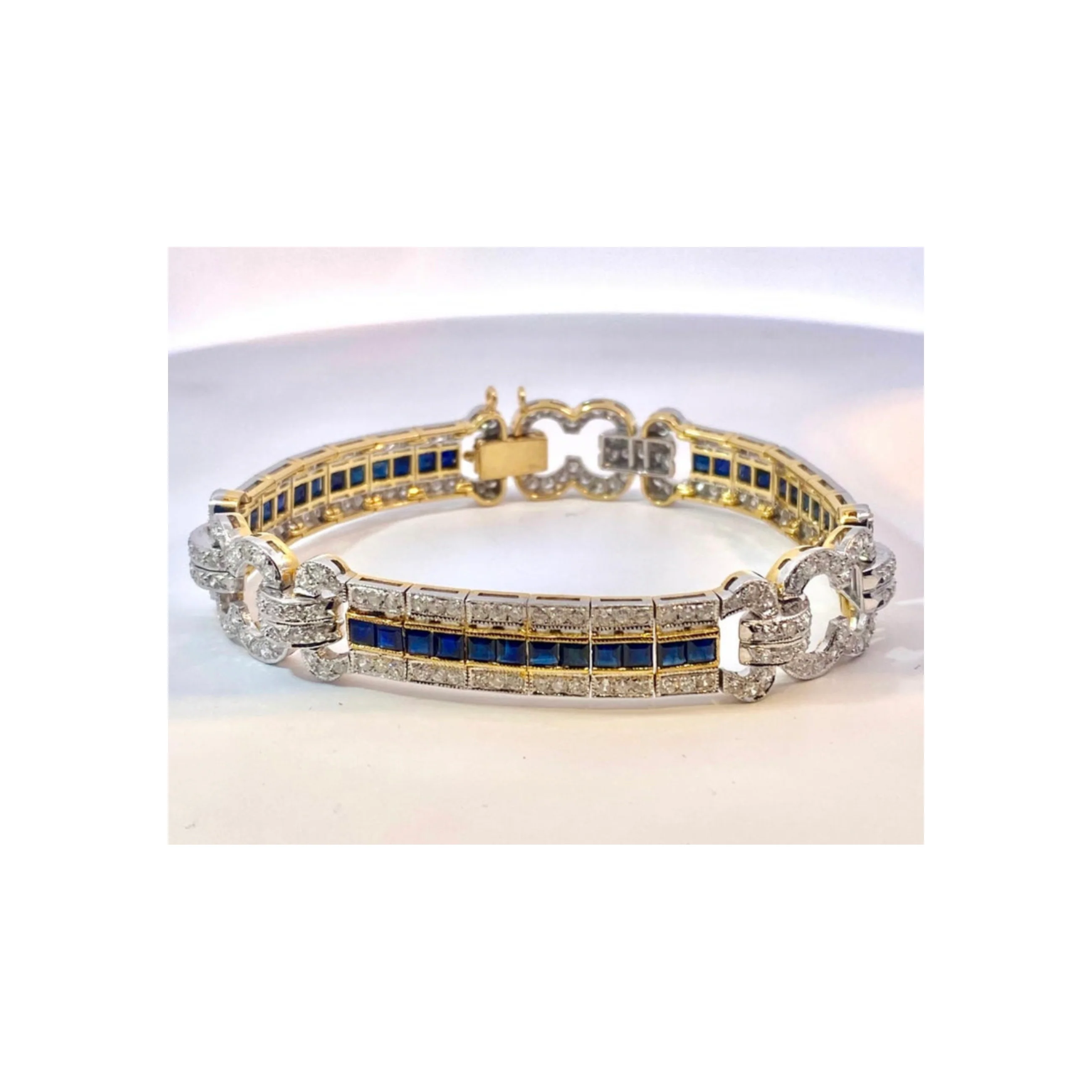 Sapphire & Diamond Bracelet - Image 6