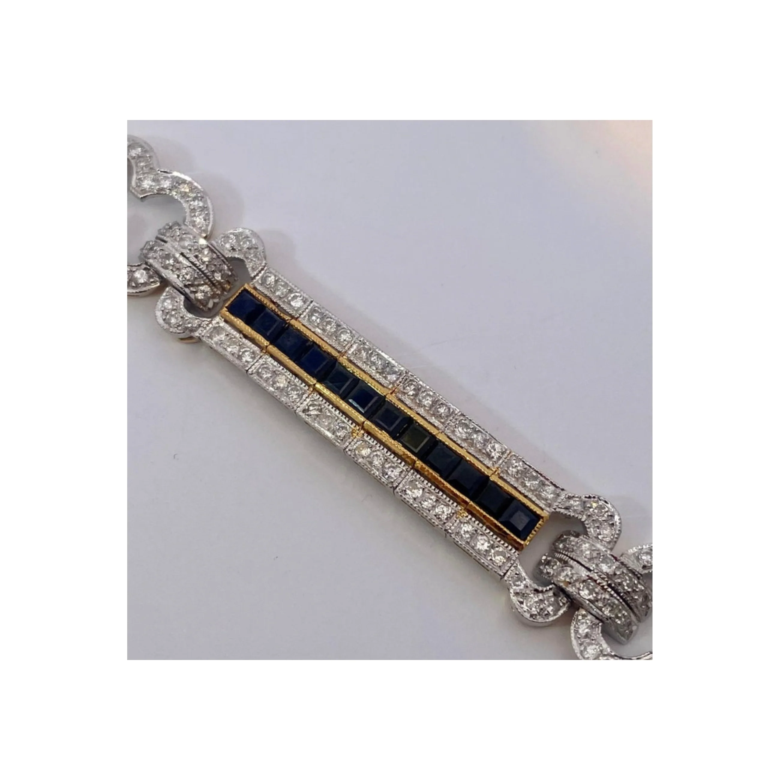 Sapphire & Diamond Bracelet - Image 8