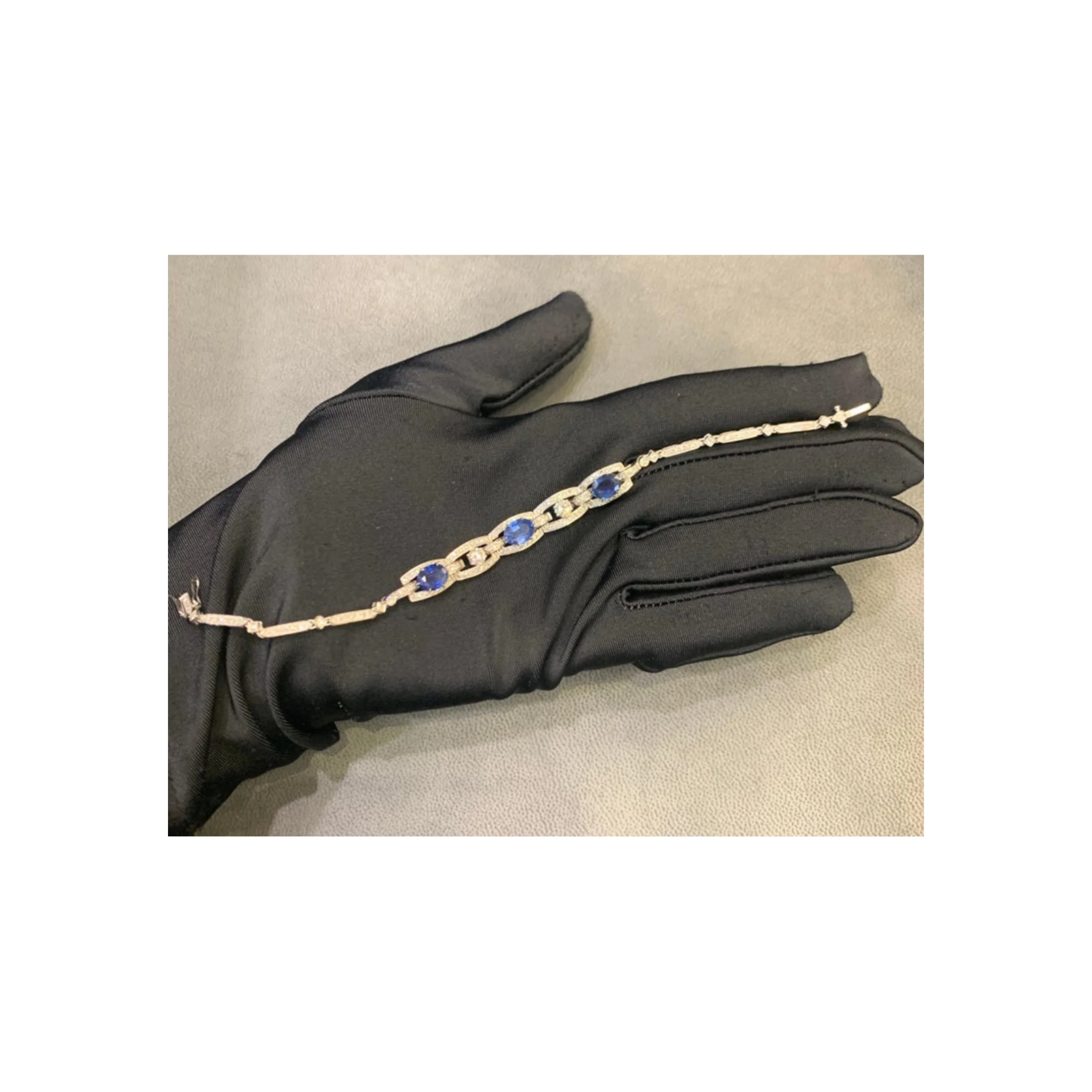 Sapphire & Diamond Bracelet - Image 5