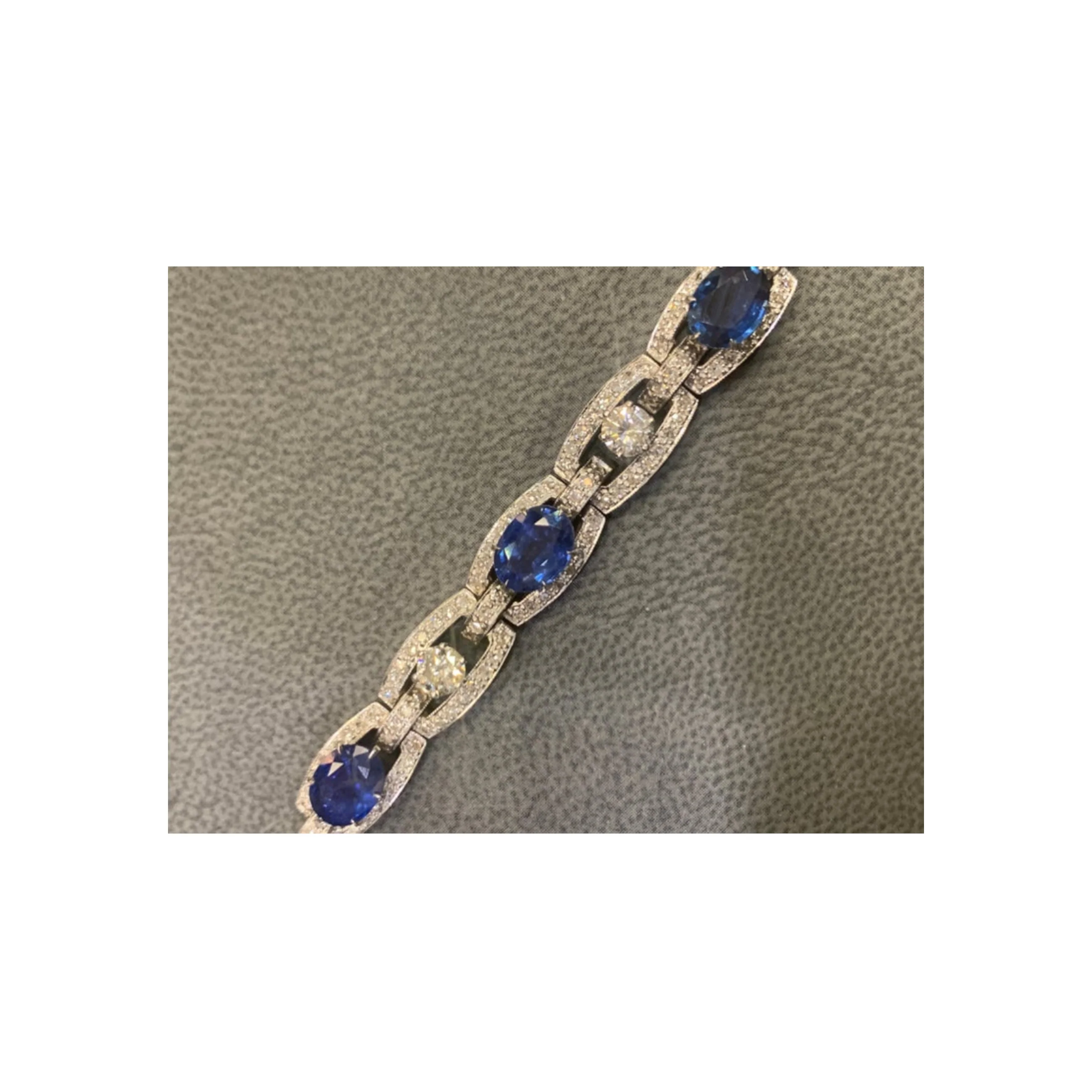 Sapphire & Diamond Bracelet - Image 7