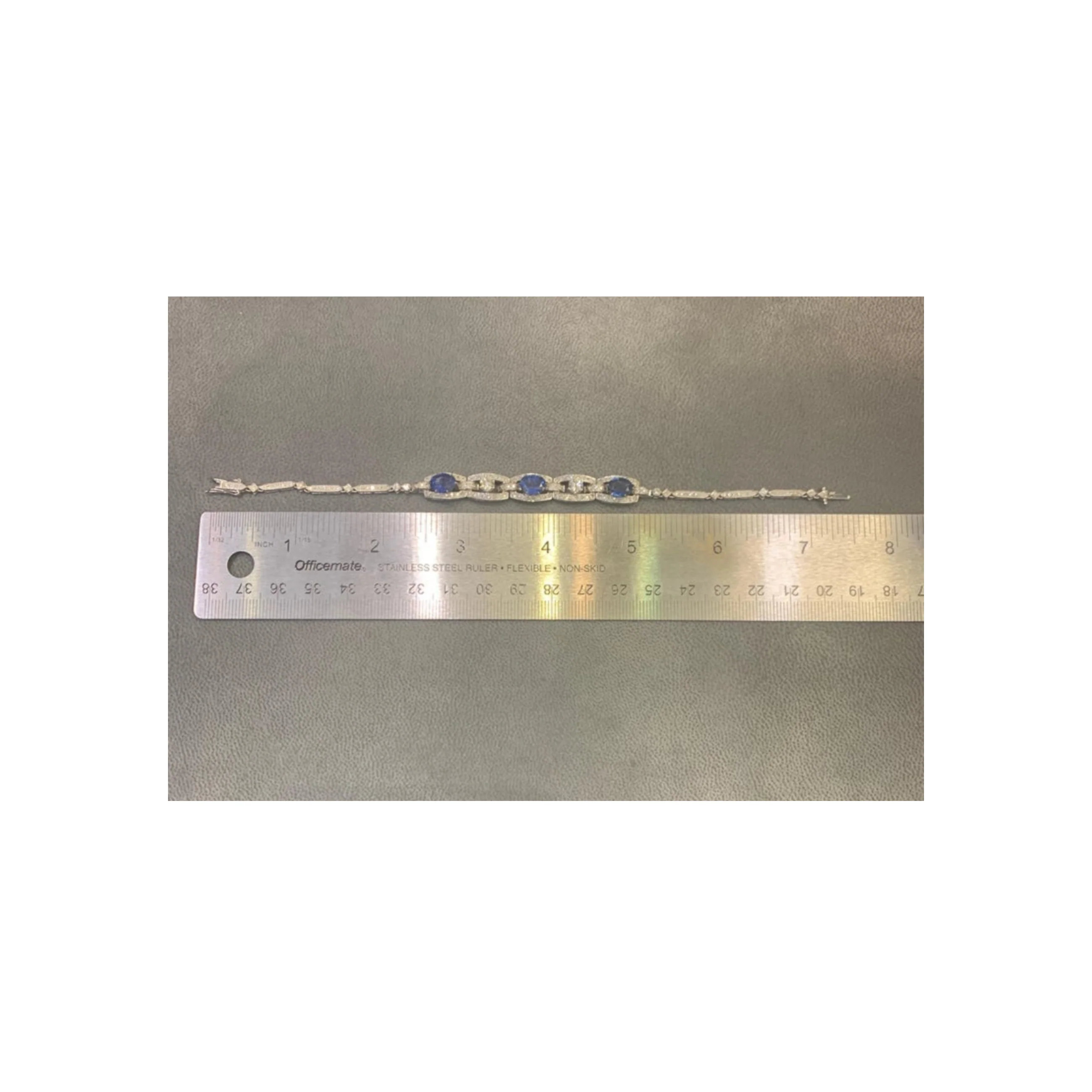 Sapphire & Diamond Bracelet - Image 8