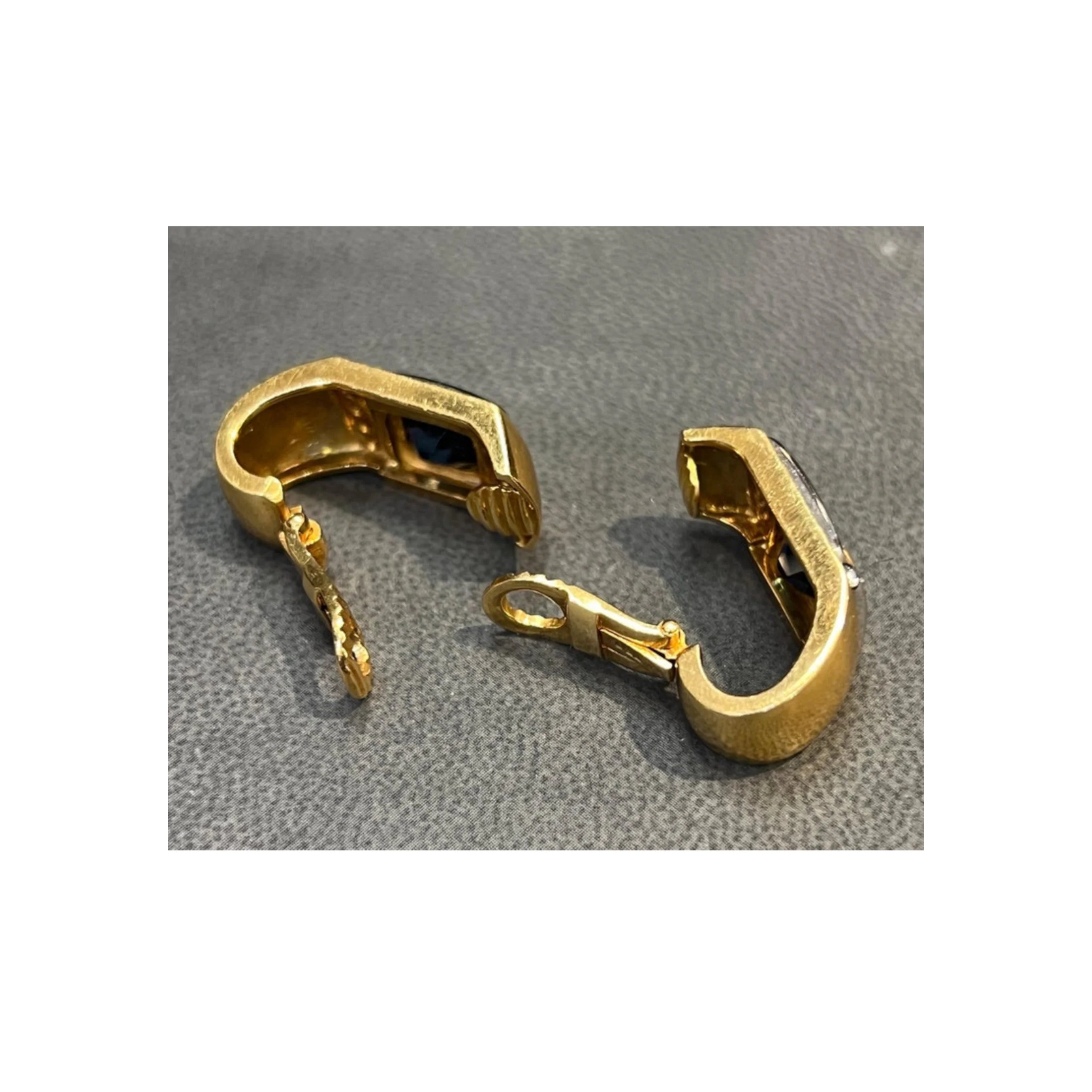 Sapphire & Diamond Earrings - Image 7