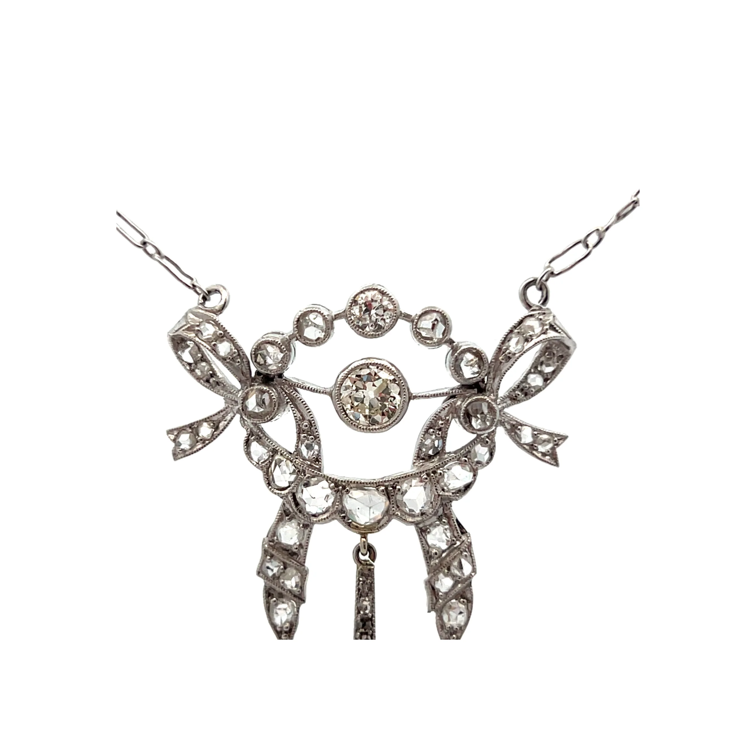 Sapphire Pearl and Diamond Pendant Necklace - Image 6
