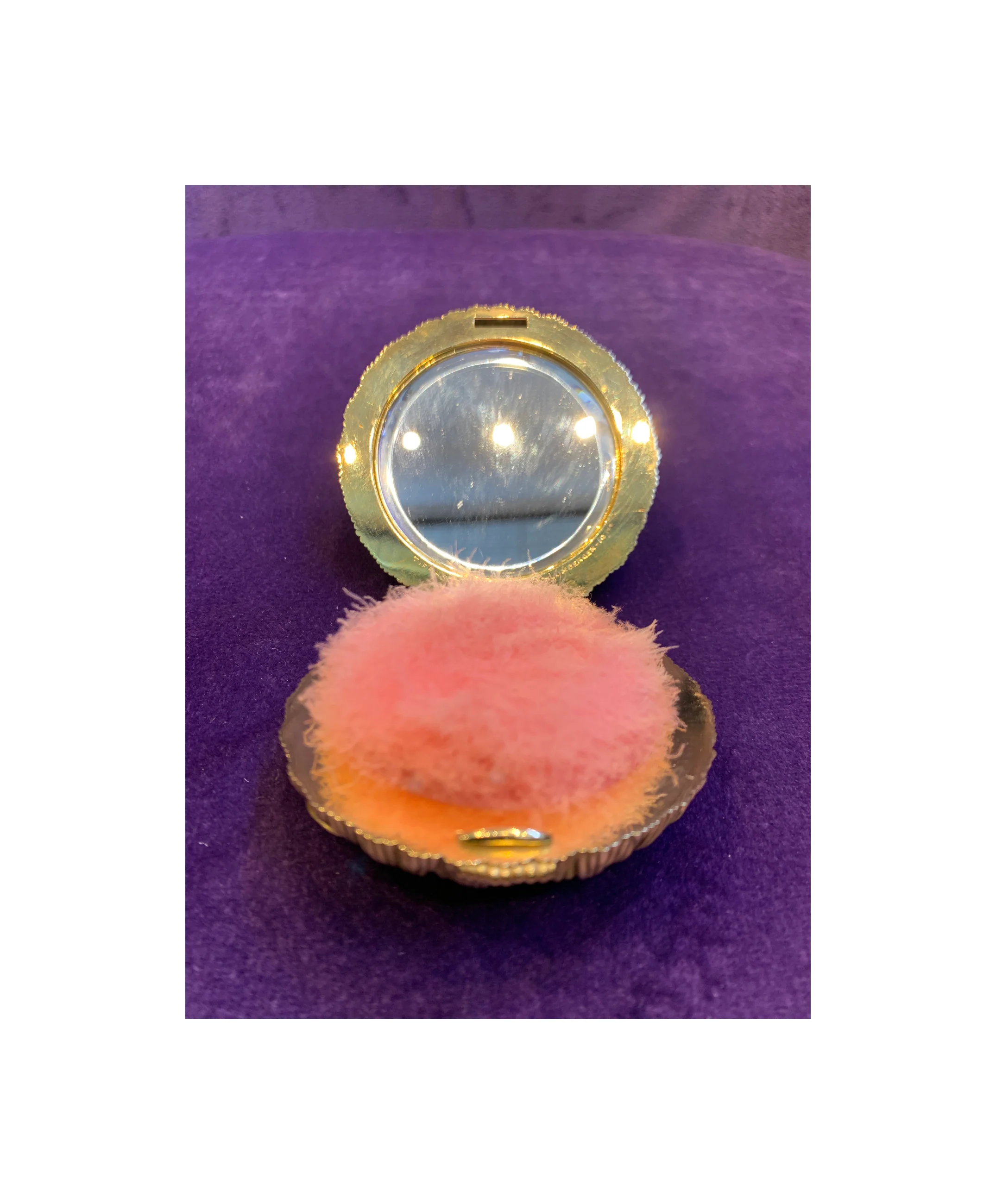 Schlumberger for Tiffany & Co. Yellow Sapphire & Gold Floral Compact Mirror - Image 10