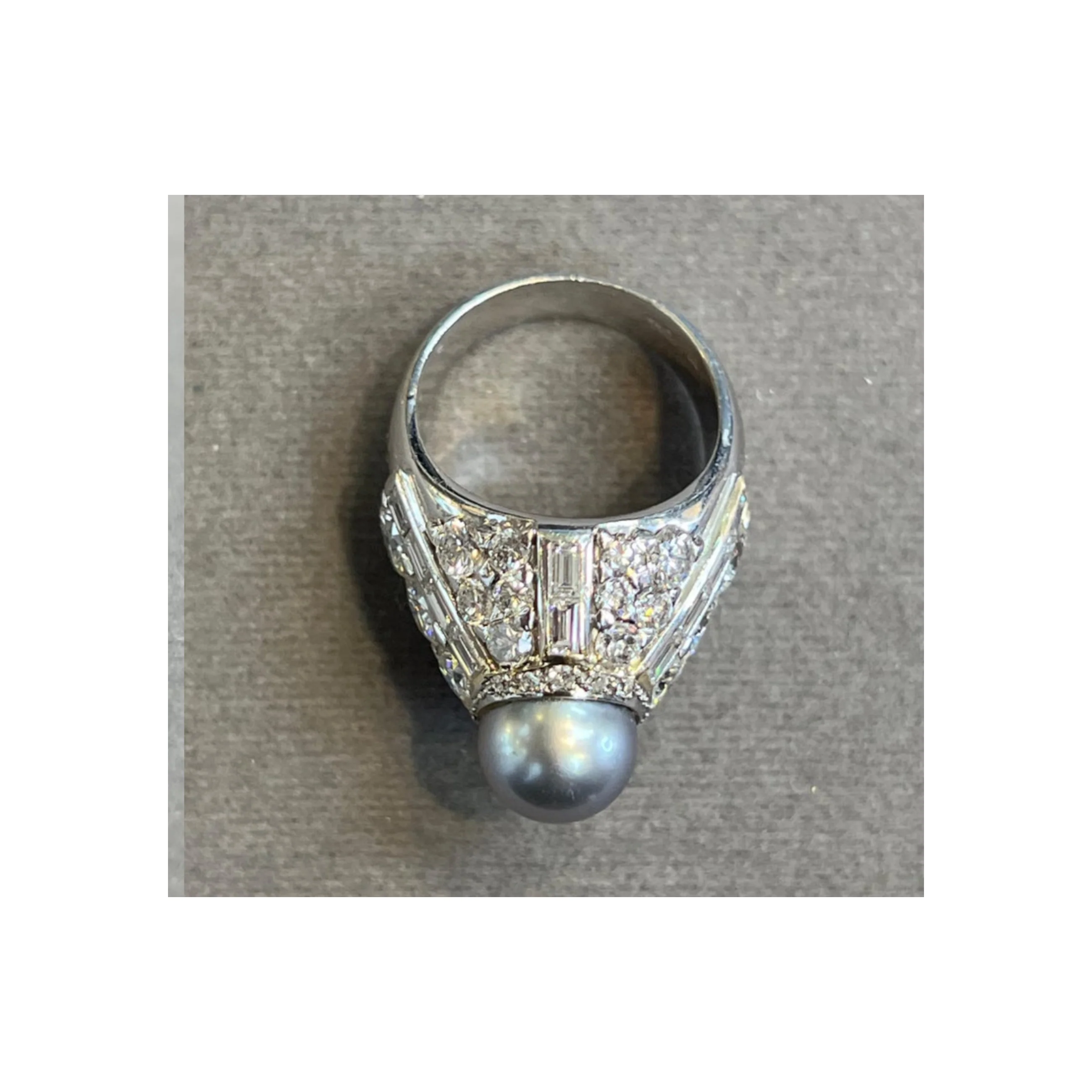 Tahitian Pearl and Diamond Ring - Image 13