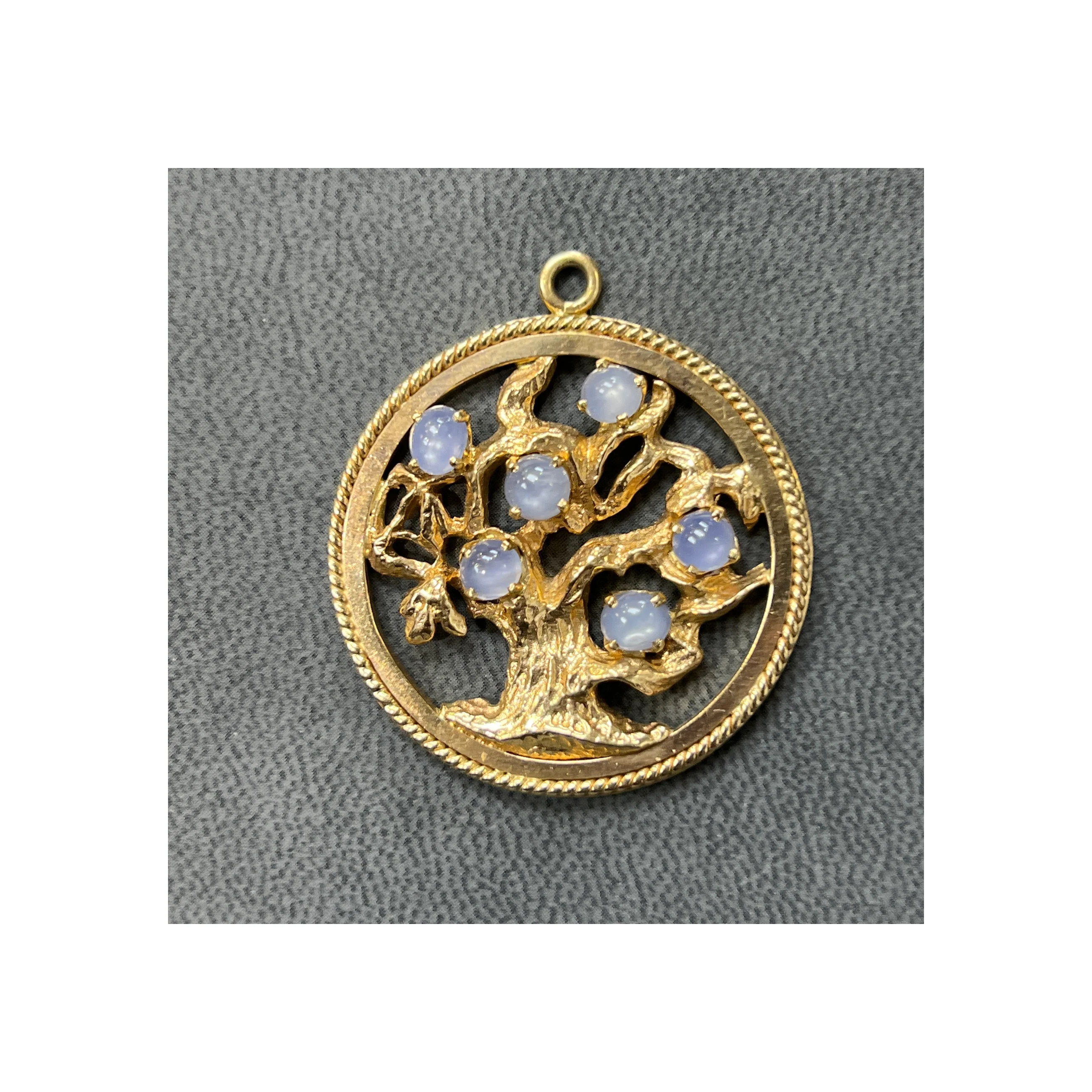 Tiffany & Co Moonstone Tree of Life Pendant - Image 6