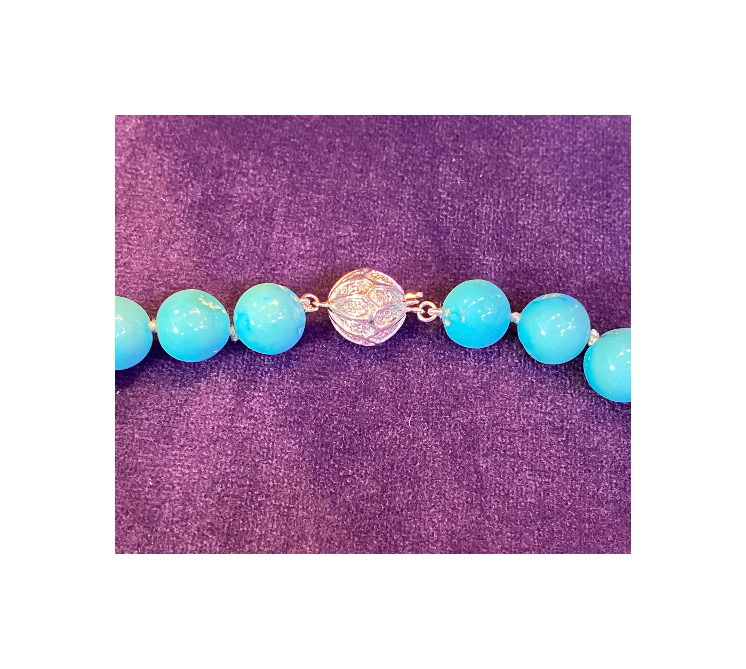 Turquoise Bead Necklace - Image 6