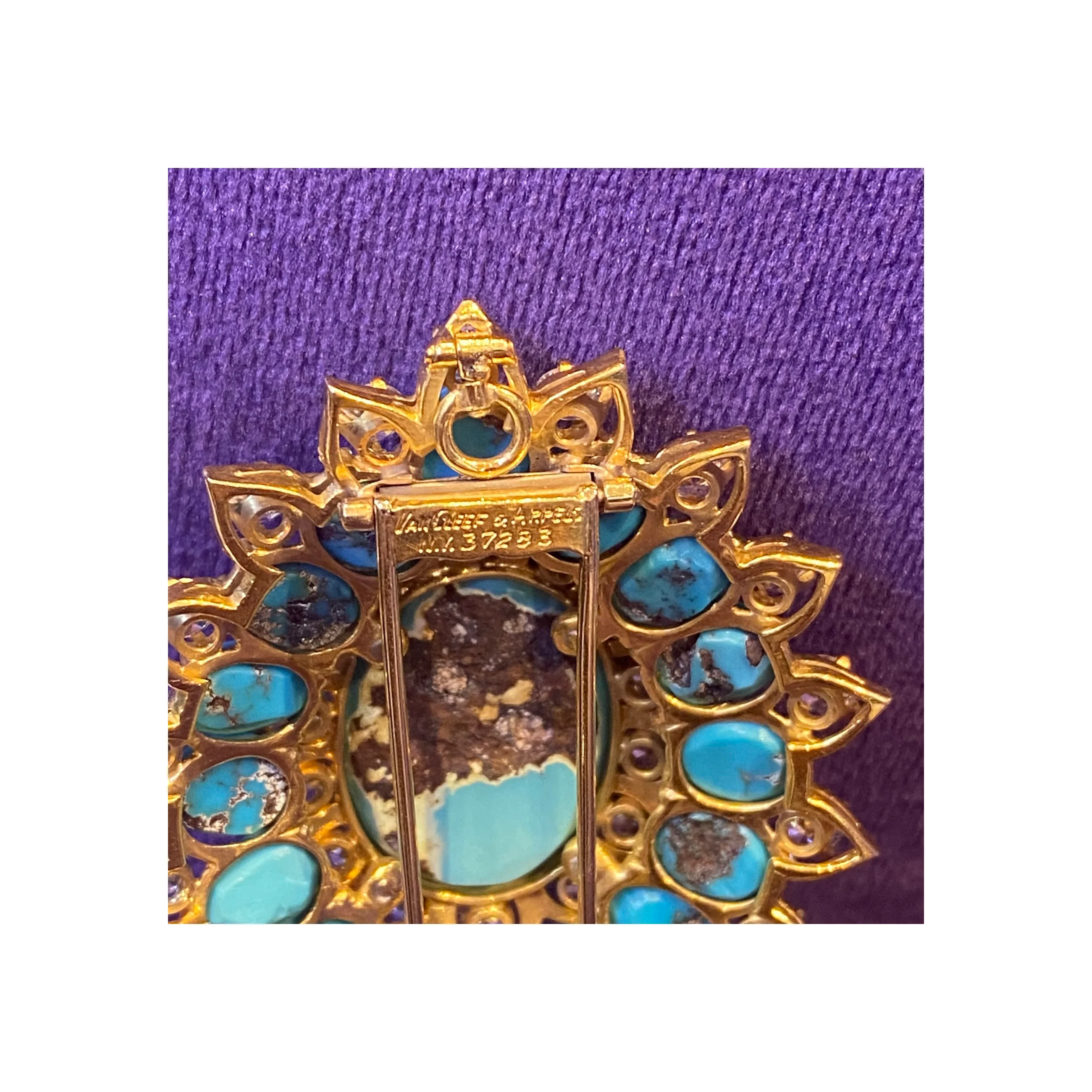 Van Cleef and Arpels Turquoise Pendant Necklace - Image 10