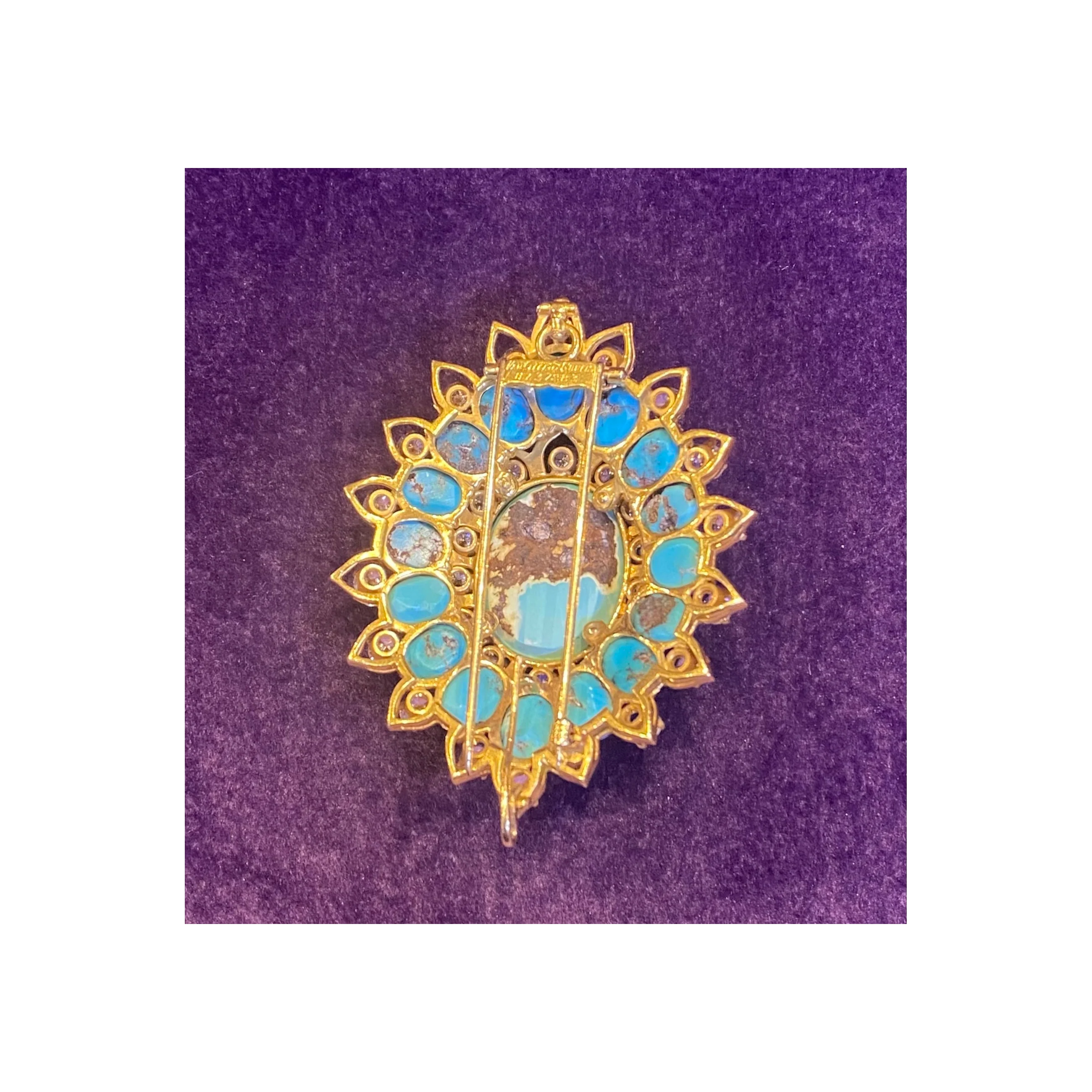 Van Cleef and Arpels Turquoise Pendant Necklace - Image 9