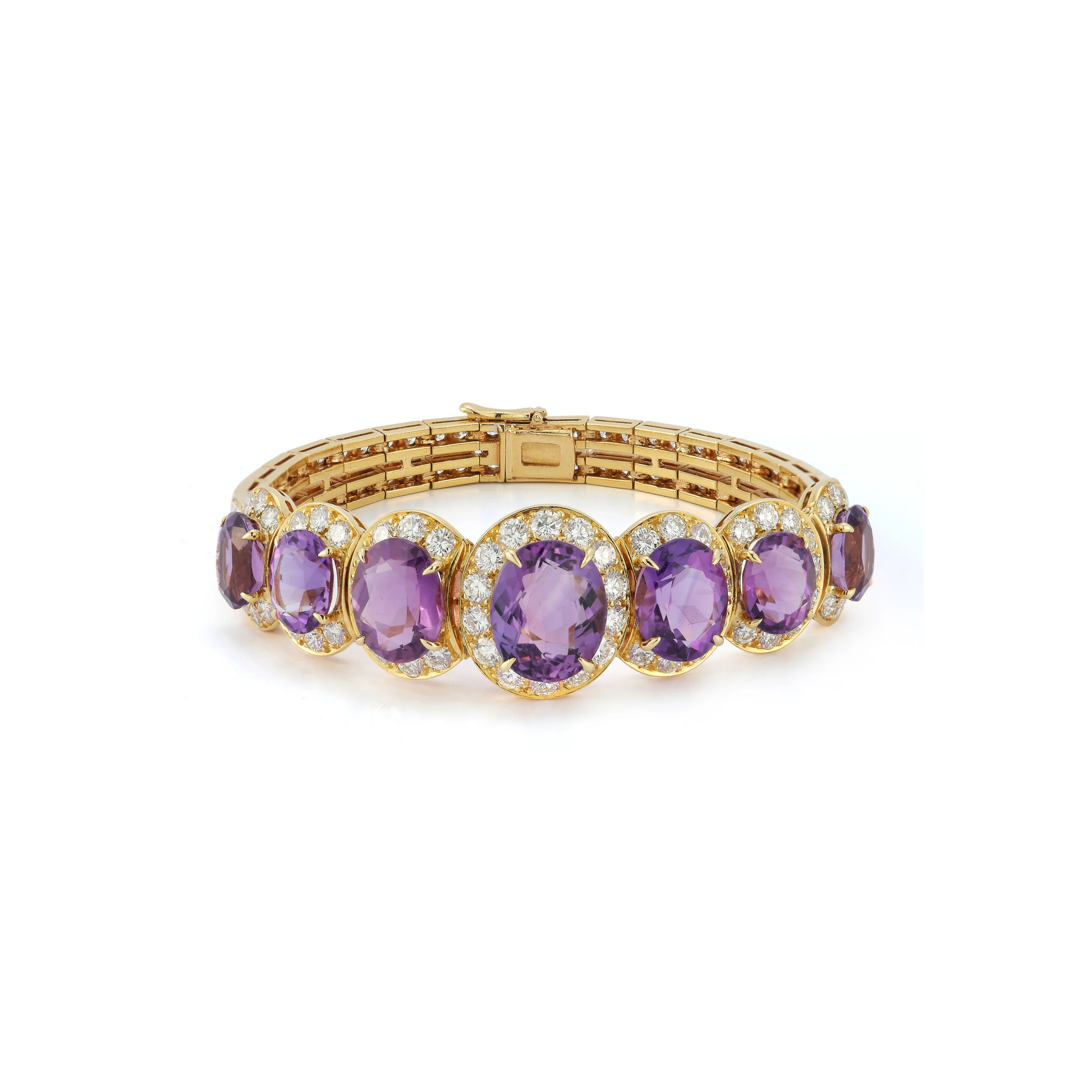 Van Cleef & Arpels Amethyst & Diamond Bracelet - Image 4