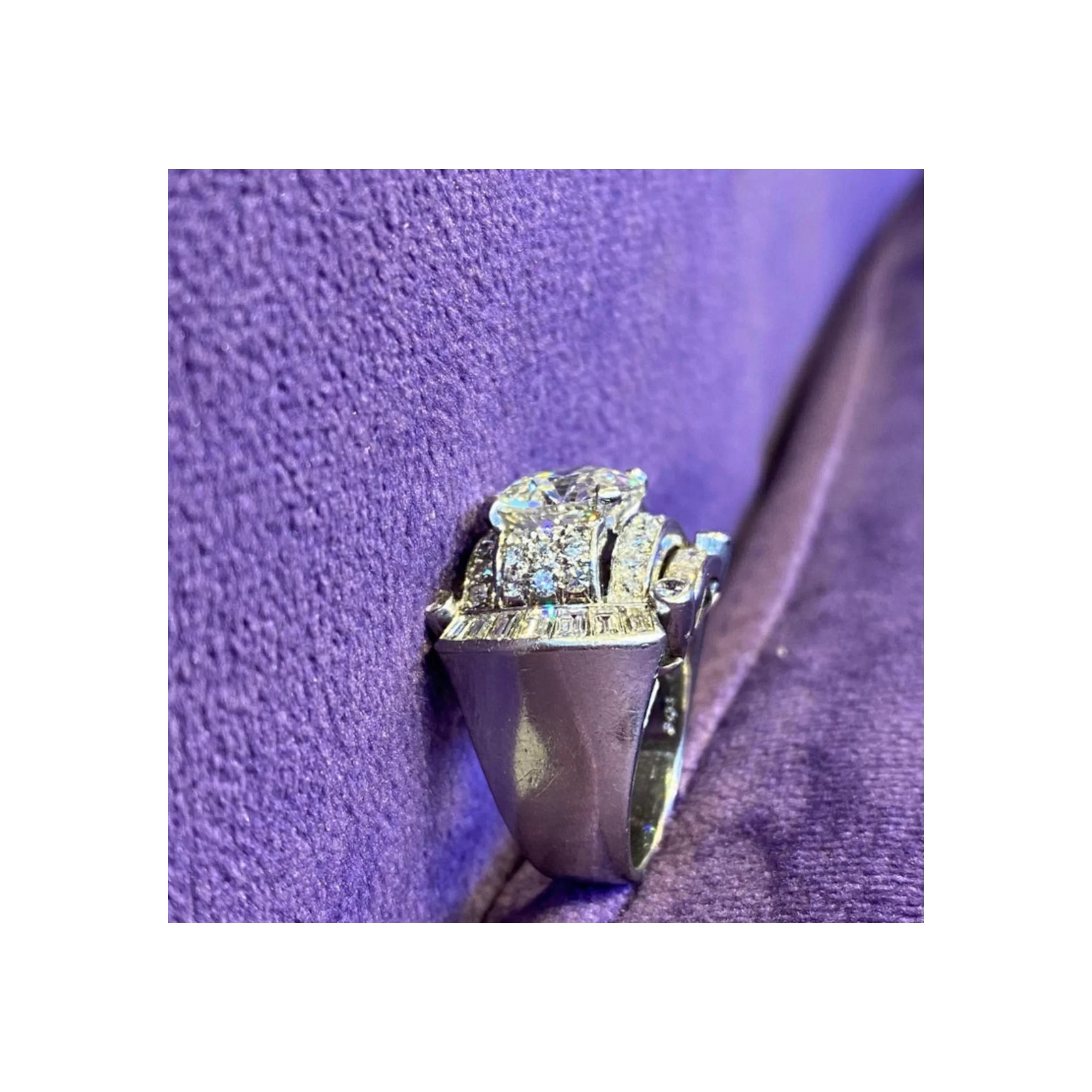 Van Cleef & Arpels Art Deco Diamond Ring - Image 9