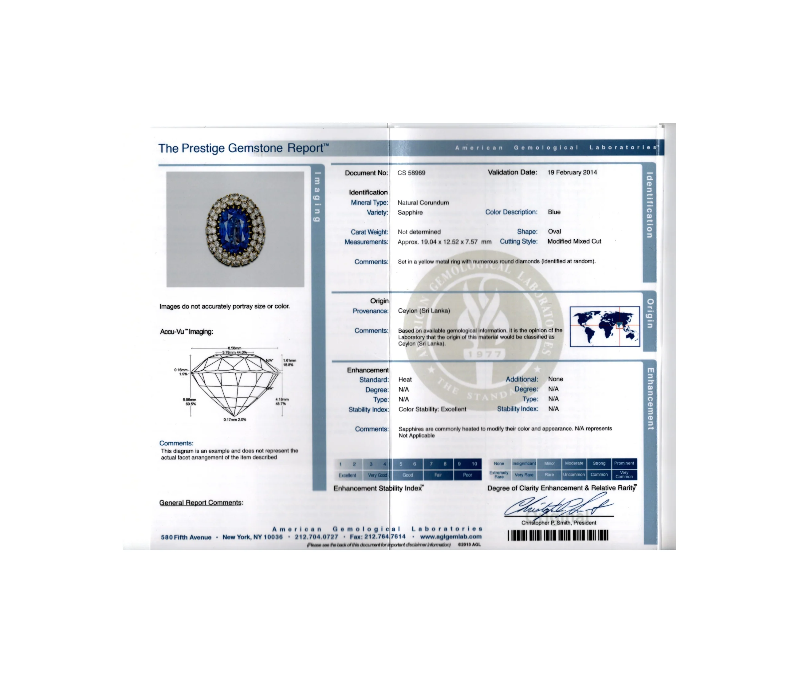 Van Cleef & Arpels Certified Sapphire & Diamond Ring - Image 11