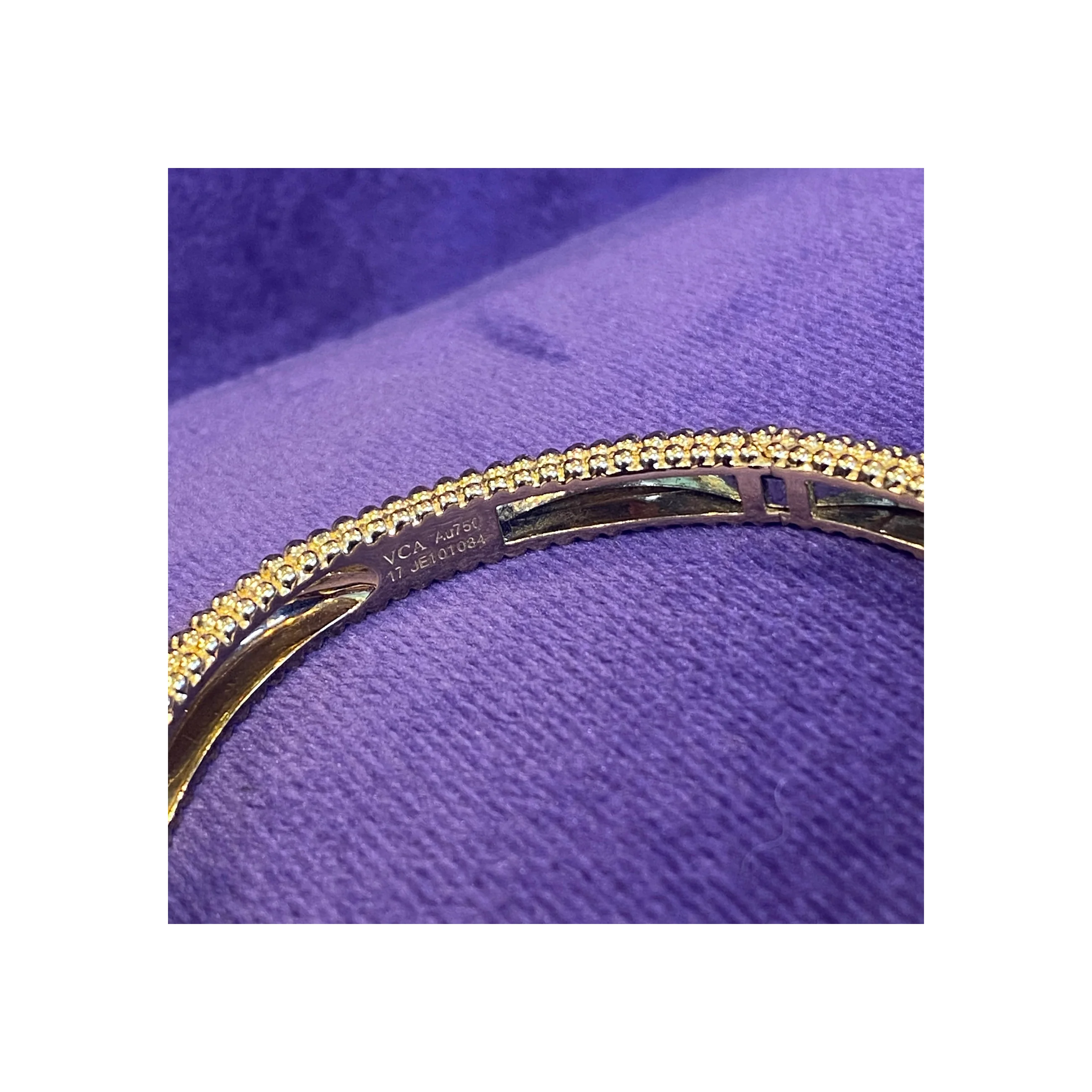 Van Cleef & Arpels Malachite & Diamond Perlee Couleurs Bracelet - Image 7