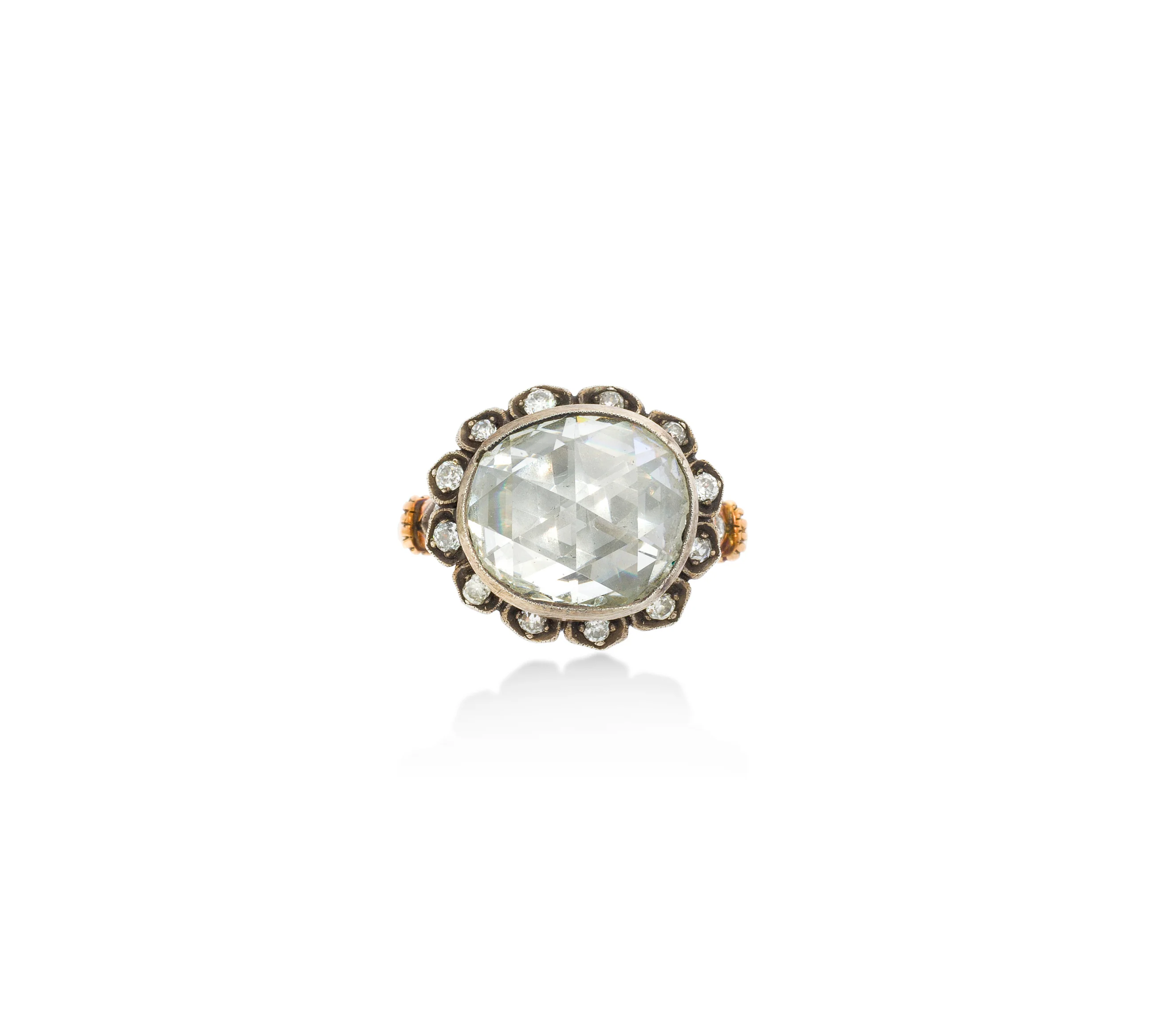 Victorian Rose Cut Diamond Ring - Image 4