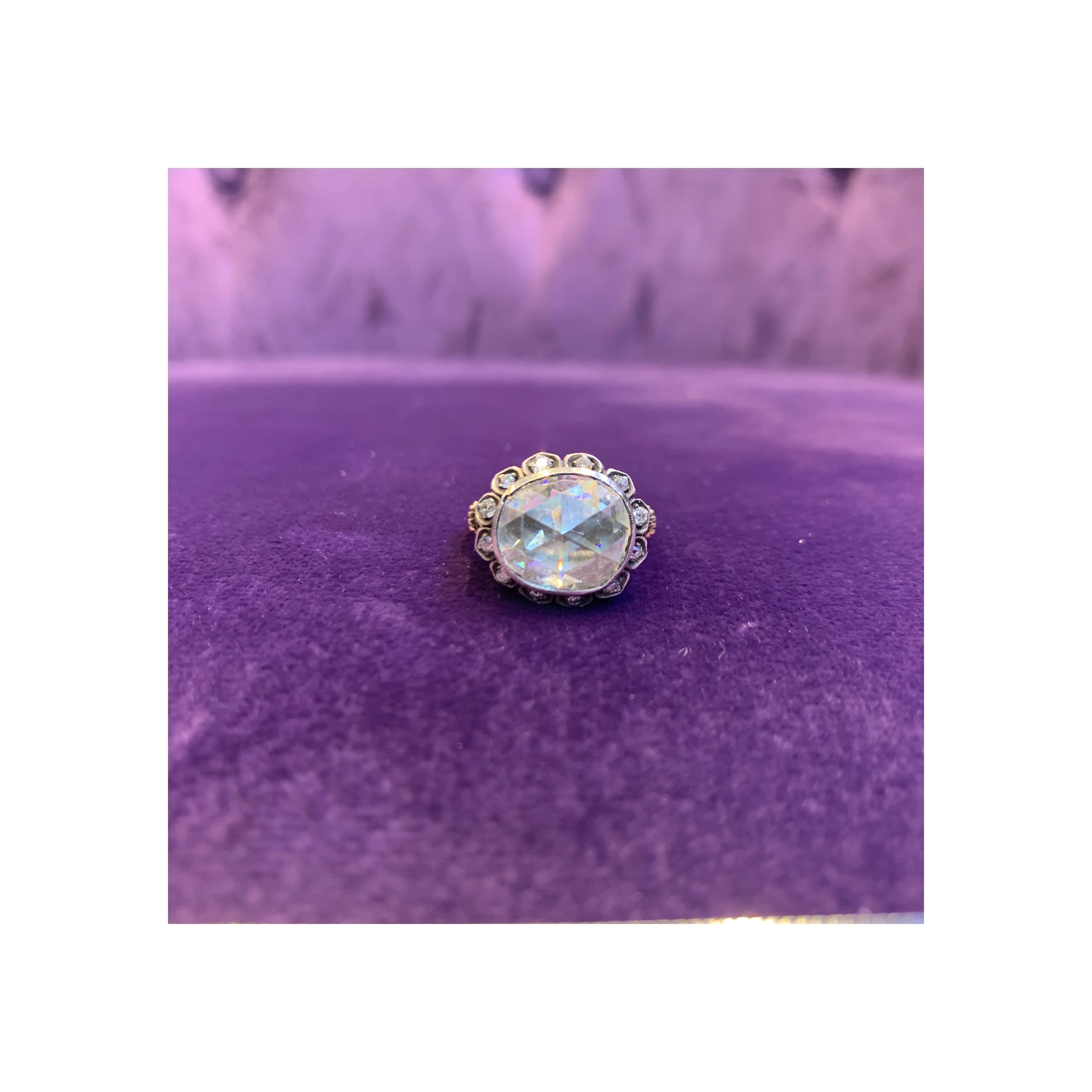 Victorian Rose Cut Diamond Ring - Image 5
