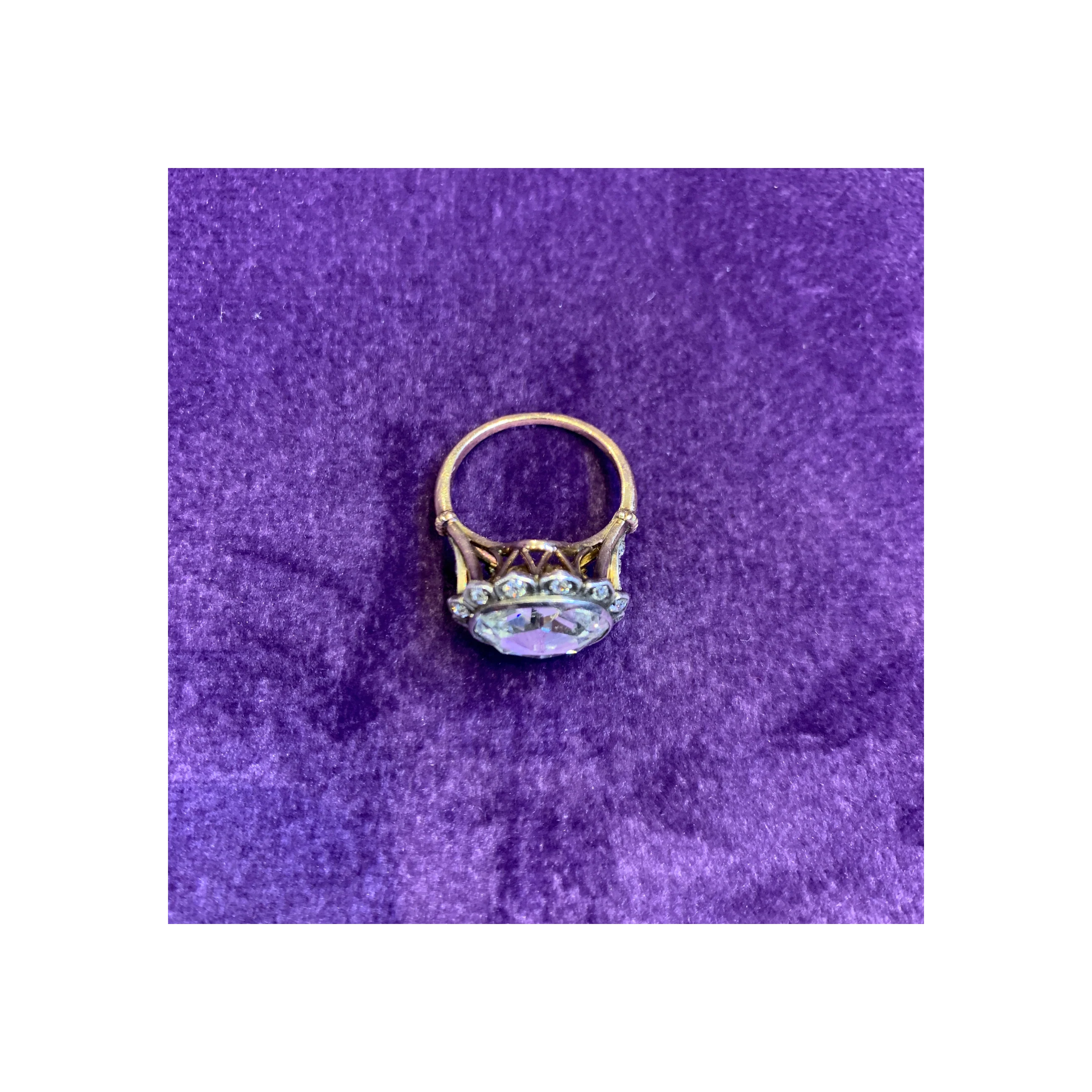 Victorian Rose Cut Diamond Ring - Image 9